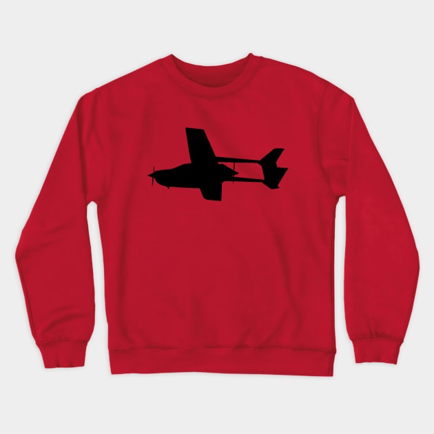 Cessna 337 Crewneck Sweatshirt by TheWingedLlama